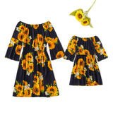 Family Matching Parent-child Sunflower Dress