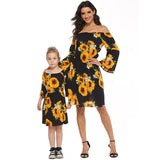 Family Matching Parent-child Sunflower Dress