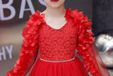 Kid Girl Princess Shawl Temperament Dress