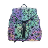 Kid Glow In Dark Backpacks Universal Magic Geometric Diamond Bags