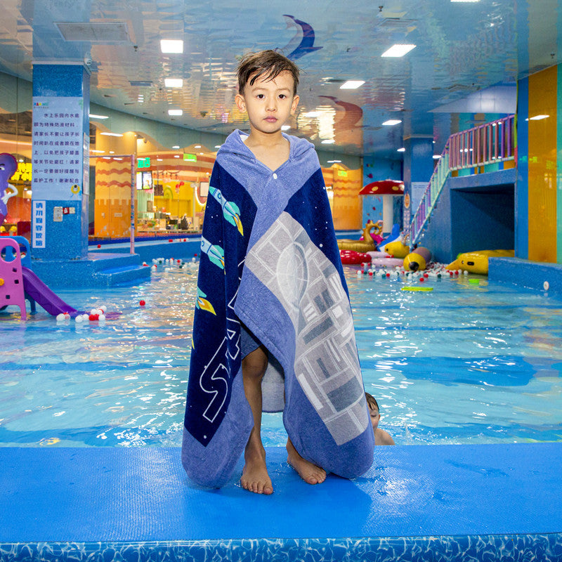 KidBaby Hooded Towel Spa Towel Blanket Kids Bathrobe Beach Pajamas