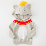 Kid Baby Boy Cute Dumbo Hooded Spring Autumn Sweater