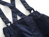 Baby Boy Gentleman Tie Crawl Suit Short Sleeve Star 2 Pcs Sets