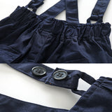 Baby Boy Gentleman Tie Crawl Suit Short Sleeve Star 2 Pcs Sets