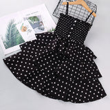 Kid Baby Girl Fashionable Wave Point Condole Casual Dresses