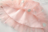 Kid Baby Girls Dot Embroidery Gauze Dance Skirts