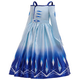 Kid Baby Girl Frozen Off Shoulder Bow Gauze Dresses