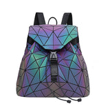 Kid Glow In Dark Backpacks Universal Magic Geometric Diamond Bags