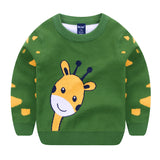 Kid Boy Knitwear Cartoon Cute Fashionable Warm Sweater