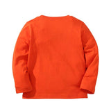 Toddler Boy Orange Truck Print T-shirt