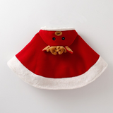 Kids Plush Cape Autumn Winter Extra Shawl Christmas Coats