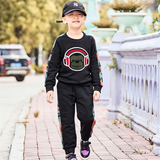 Baby Kid Boy Casual Black Set 2 Pcs Suits