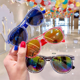 Kid Girl Sunglasses Cute Sunblock Polarizing Tide Cartoon Glasses