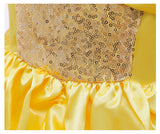 Kid Baby Girl Princess Performance Belle Princess Off-shoulder Dresses