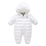 Newborn Baby Winter Jumpsuit Overalls Warm Romper