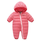 Newborn Baby Winter Jumpsuit Overalls Warm Romper