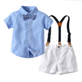 Baby Boy First Birthday Short Sleeved 2 Pcs Sets