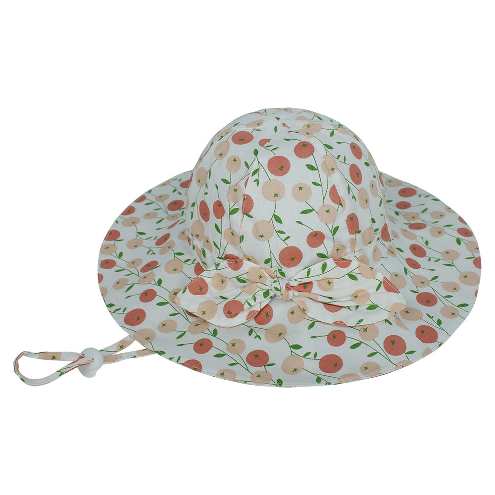 Baby Bucket Hat Cotton Breathable Fisherman Hats Summer Sun Cap