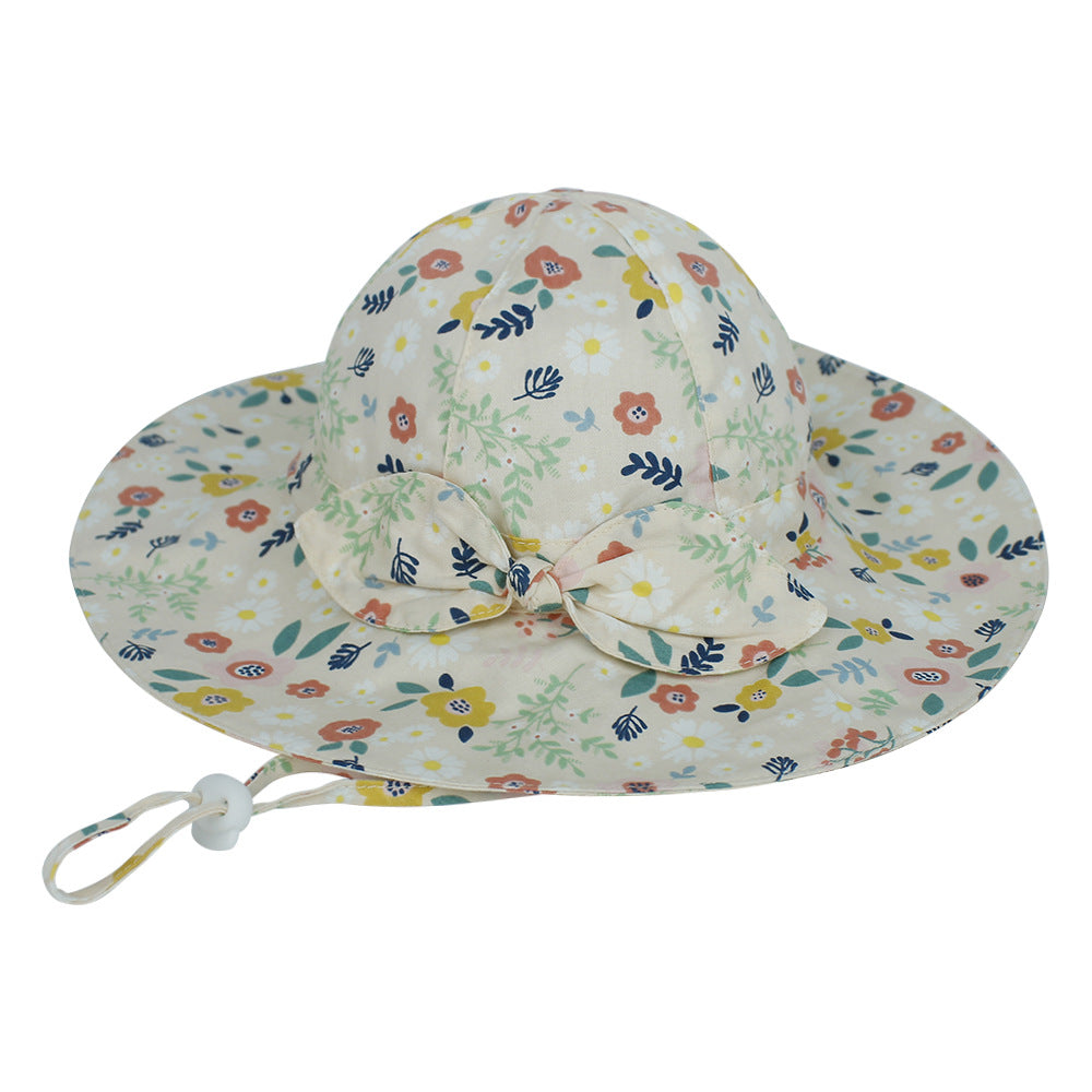 Baby Bucket Hat Cotton Breathable Fisherman Hats Summer Sun Cap