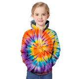 Kid Girl Fashion 3D Printed Colorful Hoodie