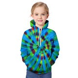 Kid Girl Fashion 3D Printed Colorful Hoodie