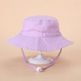Kid Baby Casual Summer Spring Sun Hat Solid Fisherman Hats