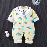 Baby One-piece Autumn Winter Cotton Padded Romper