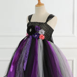 Kid Baby Girl Lace Flower Princess Party Halloween Dress