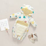 Baby Jumpsuit Cotton Crawler Newborn Plush Thick Romper