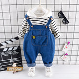 Baby Girl Overalls Cute Casual Suit 2 Pcs