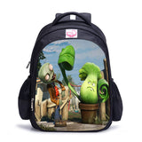 Primary Secondary School Students Cartoon Plants Vs. Zombies School Bags Backpack