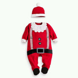 Baby Warm Fashion Cute Christmas Romper Jumpsuits 2 Pcs