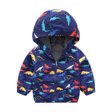 Kids Boy Dinosaur Cartoon Cap Fashion Tide Coats