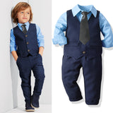 Baby Boy Suits Formal Gentleman 4 Pcs