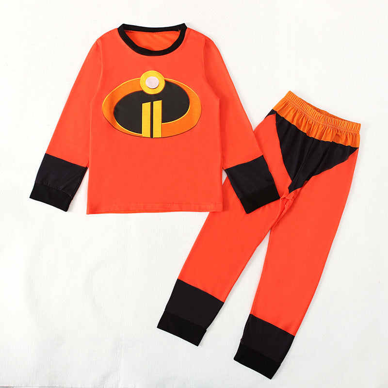 Kid Baby Boys Home Suit Autumn Avenger Modelling Pajamas