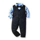 British Style Banquet Baby Boy Set Formal 2 Pcs Suits