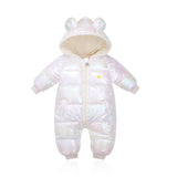 Baby Autumn Winter Thickened Cotton-padded Climbing Rompers