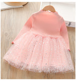 Kid Baby Girl Long Sleeve Spring Autumn Sweet Gauze Dresses