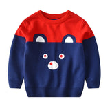 Kid Baby Boy Trendy Double Thickened Base Sweater