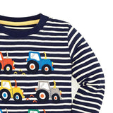 Toddler Boys Little TruckPattern Fashion Shirts Tops