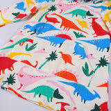 Kid Baby Girls Hooded Animals Print Fashion Cotton Dinosaurs Dresses