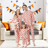 Family Matching Halloween Pajamas Mommy Father Daughter Son Dog