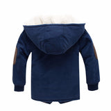 Boys Jacket Cotton Thick Hooded Coat Outerwear 2-10 Year