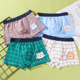 Kid Boys Cartoon Underwear Cotton Teens Briefs Soft Shorts 4 Lots