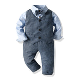 Baby Boy Long-sleeved Set 3 Pcs Formal Set