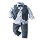 Baby Boy Long-sleeved Set 3 Pcs Formal Set