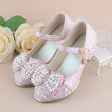 Girl Princes Party And Wedding Flower  Leather Shoes Fashion High Heel Shoe