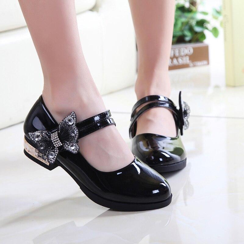 Girls Models Bowknot Princess Shoes