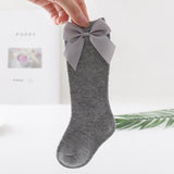 Baby Girls Big Bow Knee High Long Soft Bowknot Socks