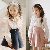 1Y-8Y Kid Baby Girls Elegant Lace Dress 2 Pcs Set
